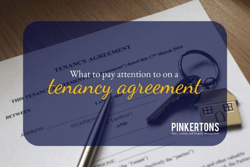 What to pay attention to on a tenancy agreement